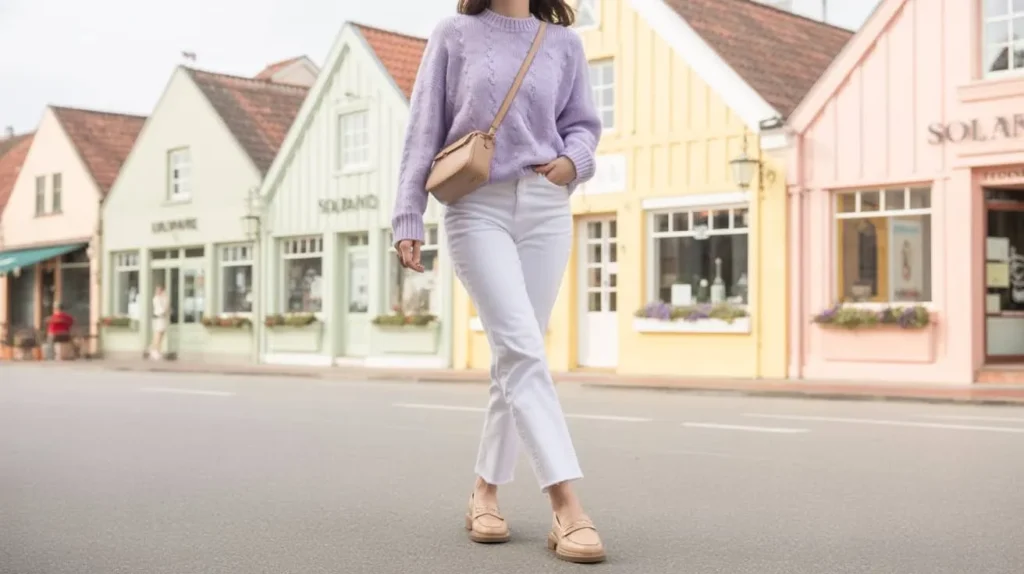 Satin Midi + Low Heels for Date Night