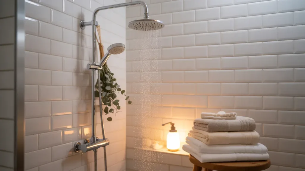 Swap Showerhead + Add Spa Touches