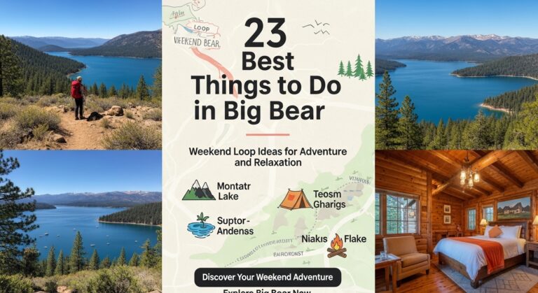 23 Best Things to Do in Big Bear Map for a Weekend Loop to Try