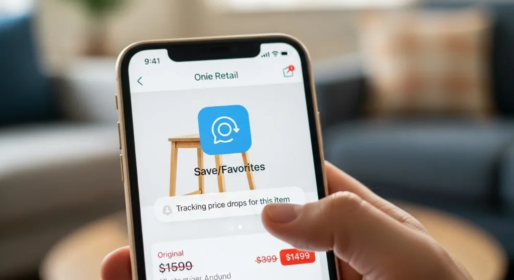 Use “Save/Favorites” to Track Price Drops