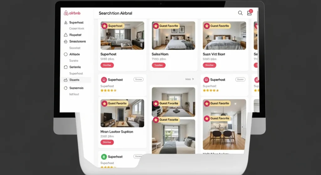 Prioritize Superhosts and “Guest Favorite” Badges