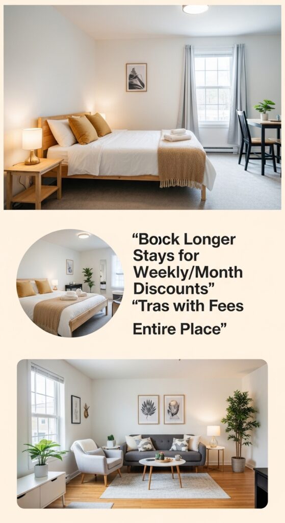Book Longer Stays for Weekly/Monthly Discounts