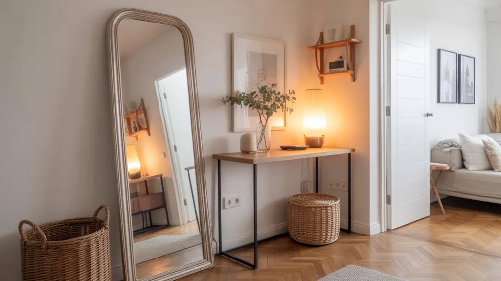 Oversized Mirror Trick (Make Any Room Look Bigger)