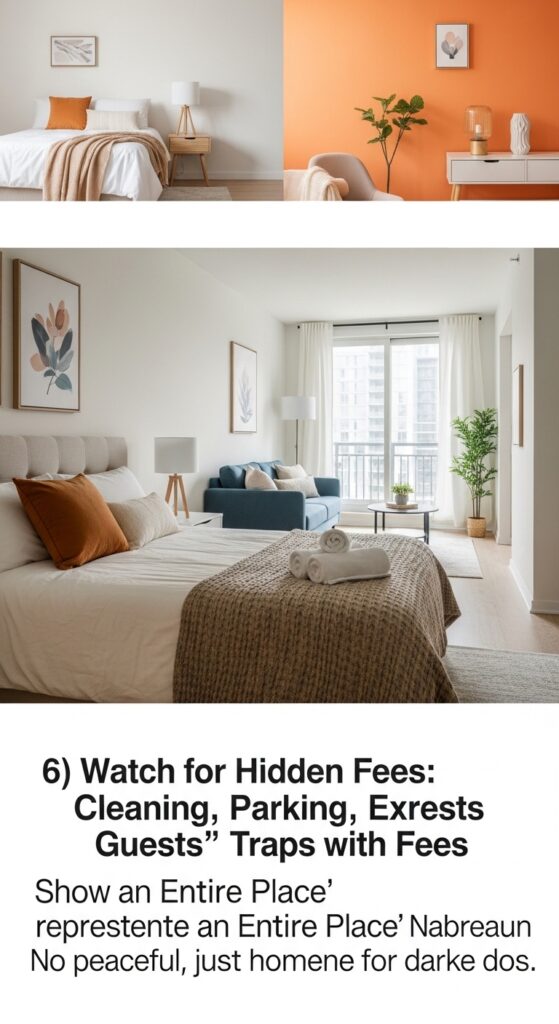 Watch for Hidden Fees: Cleaning, Parking, Extra Guests