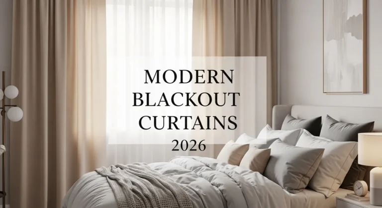 Modern Blackout Curtains for Bedroom