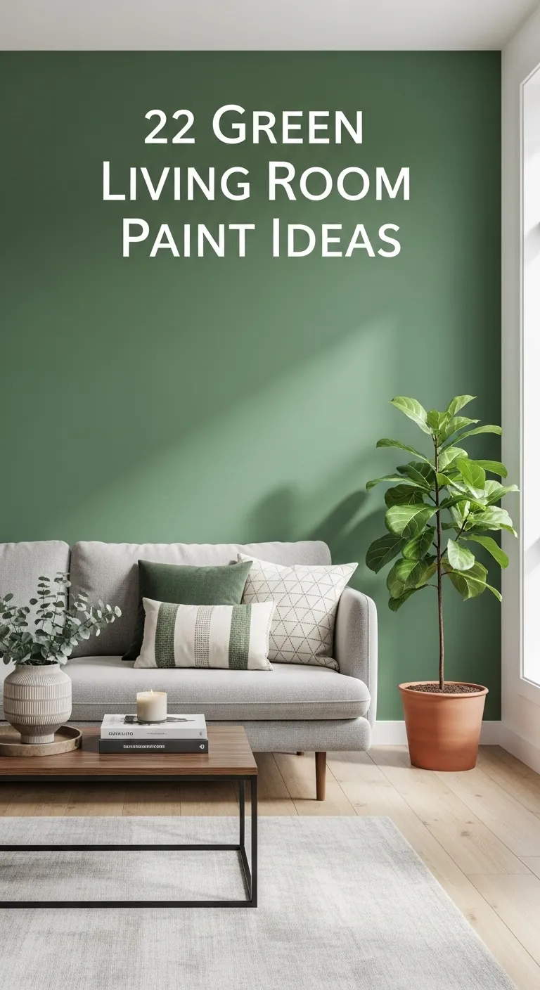 Green Living Room Paint Ideas 2026