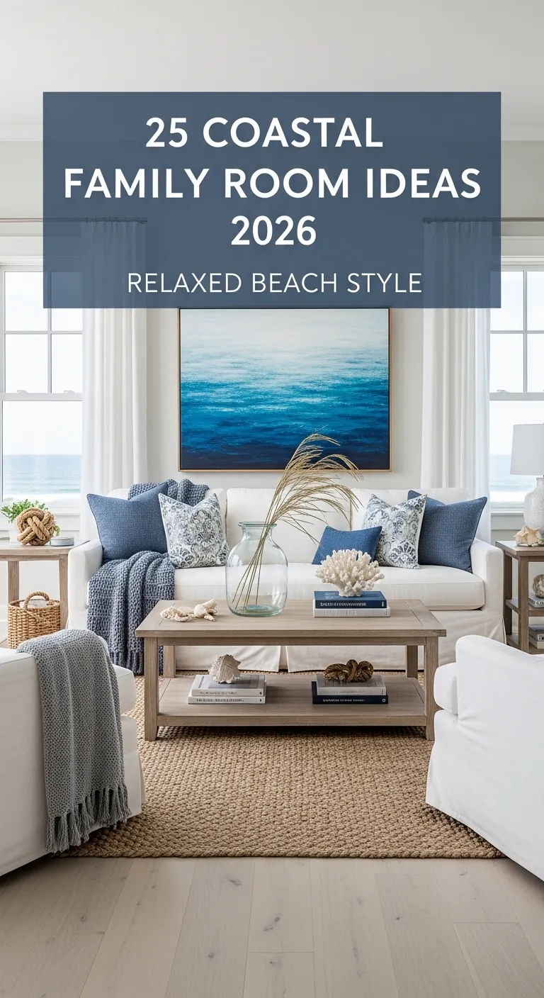 Coastal Family Room Ideas 2026