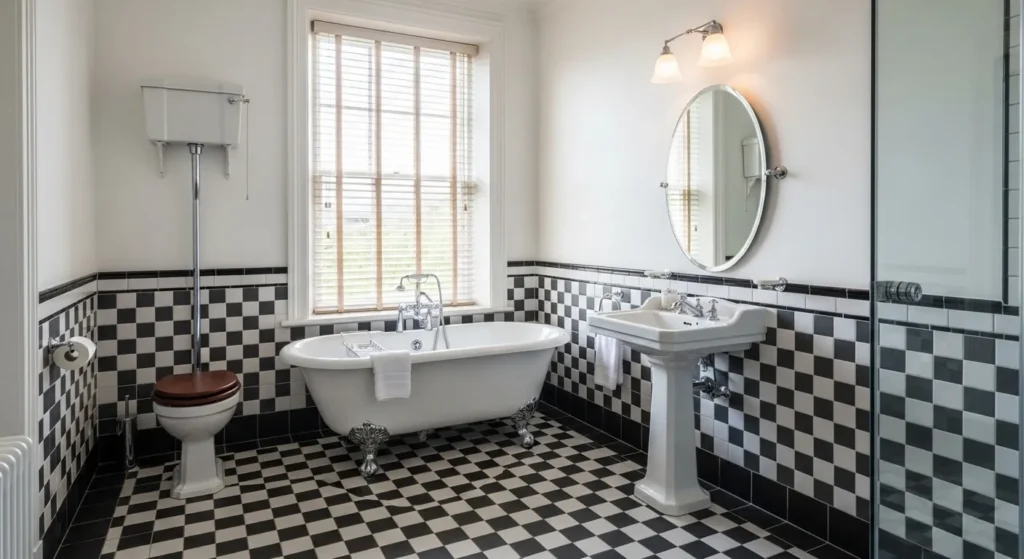 Black and White Bathroom Ideas