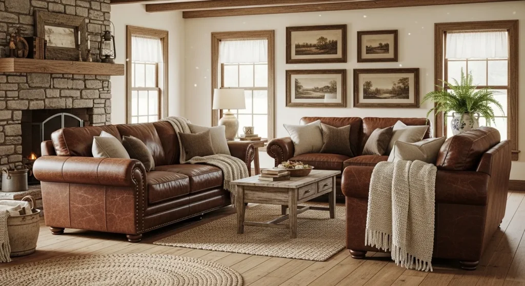 Farmhouse Living Room Ideas 2026 Rustic