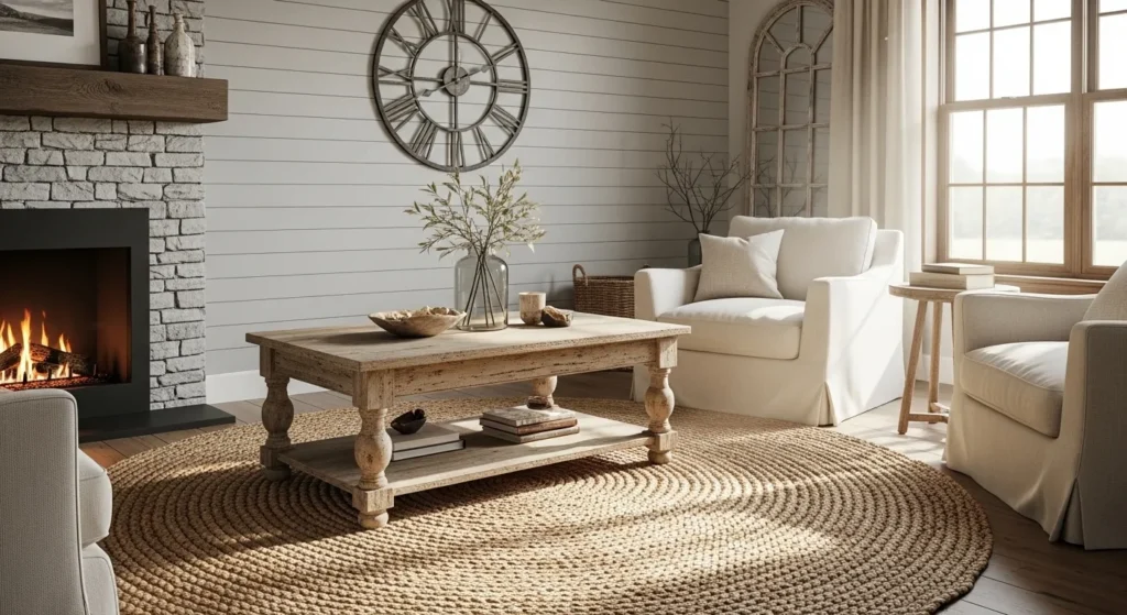 Farmhouse Living Room Ideas 2026 Rustic