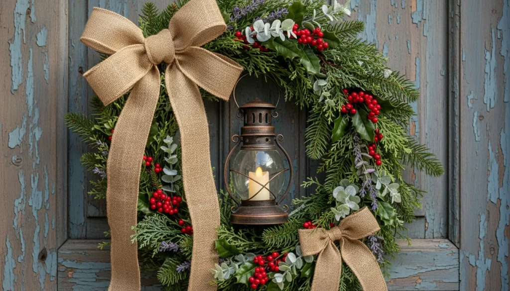 Christmas Wreaths for Front Door Ideas