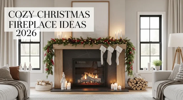 21 Christmas Fireplace Decor Ideas 2026 Cozy