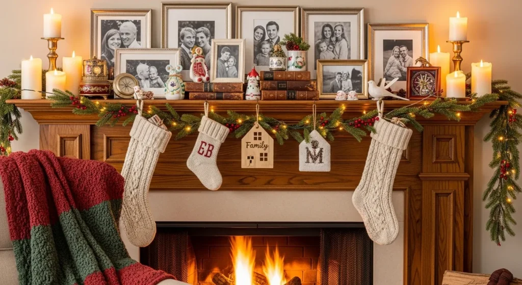 21 Christmas Fireplace Decor Ideas