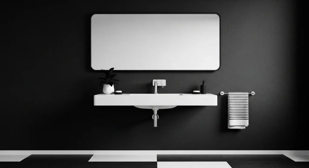 Black and White Bathroom Ideas