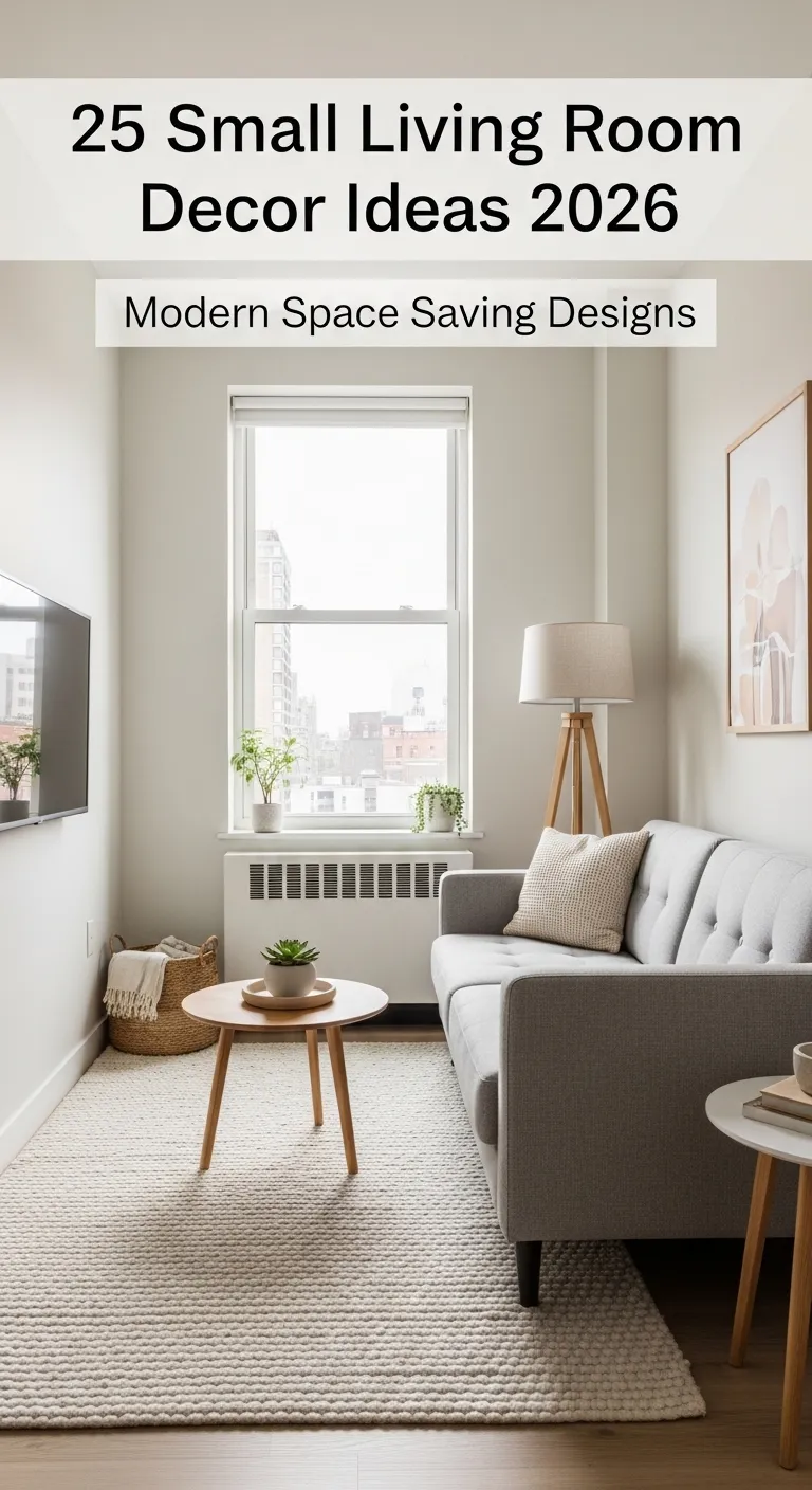 Small Living Room Decor Ideas 2026