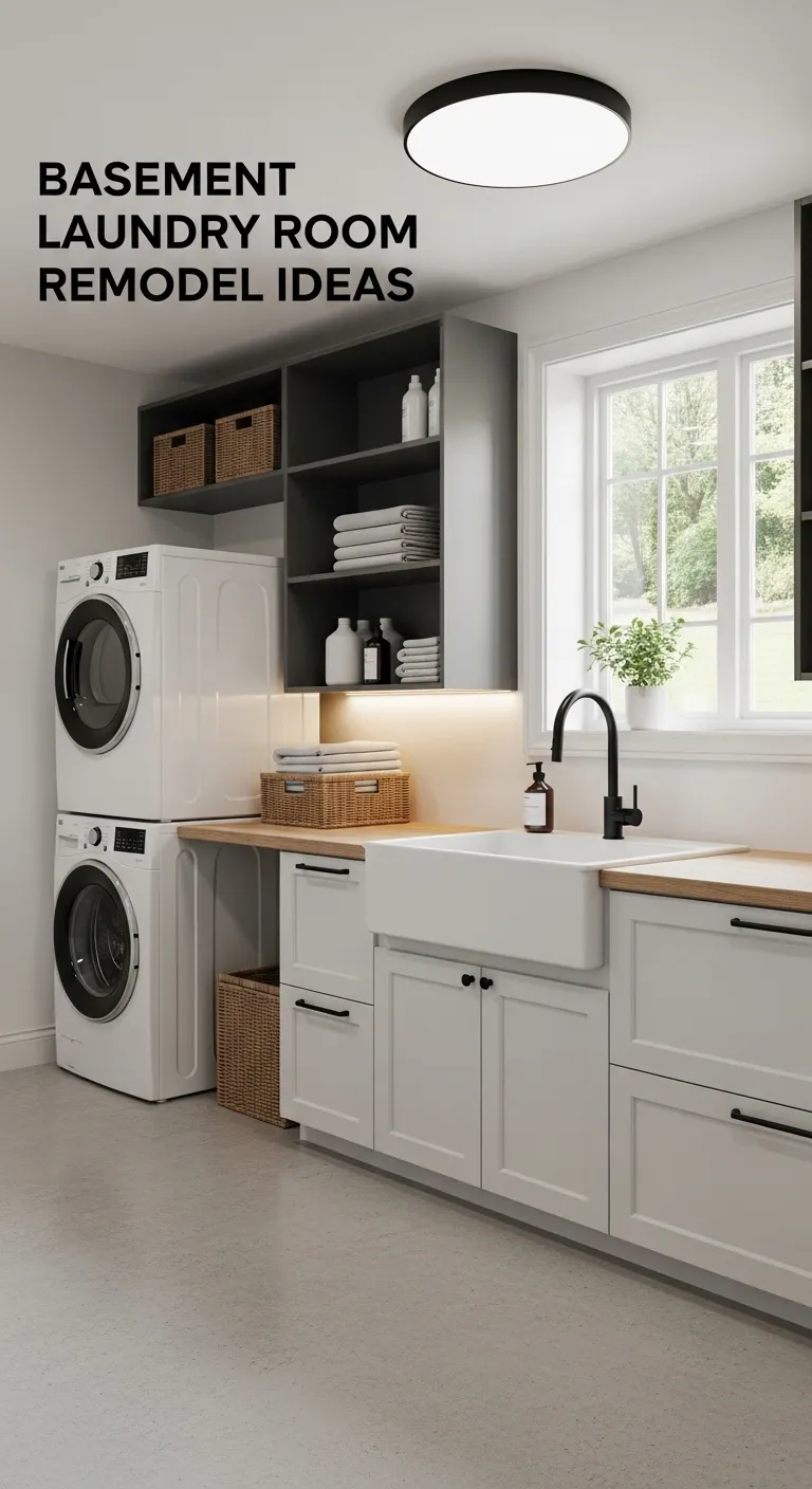 Basement Laundry Room Remodel Ideas 2026