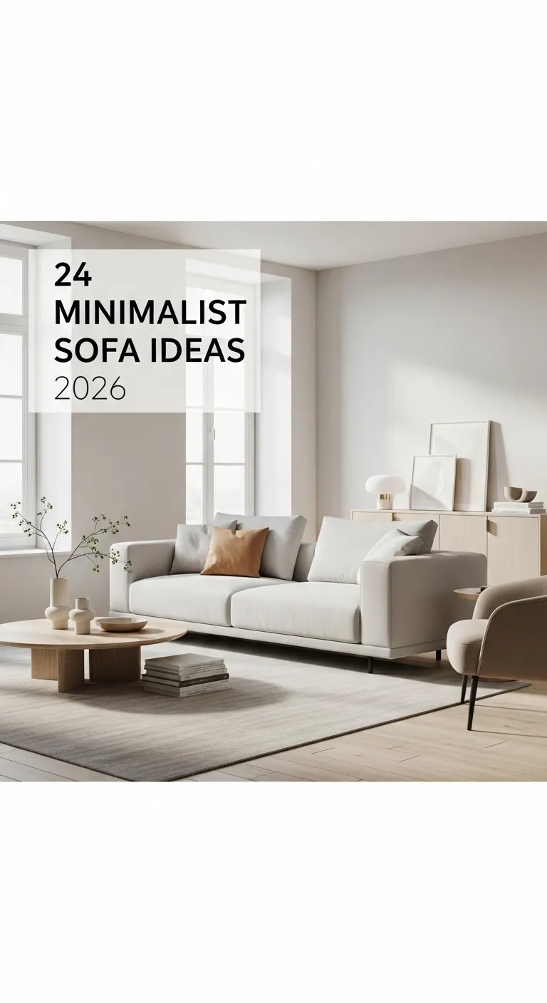 Minimalist Sofa Ideas 2026