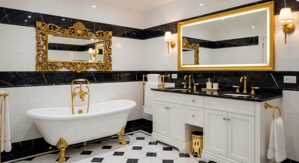Black and White Bathroom Ideas