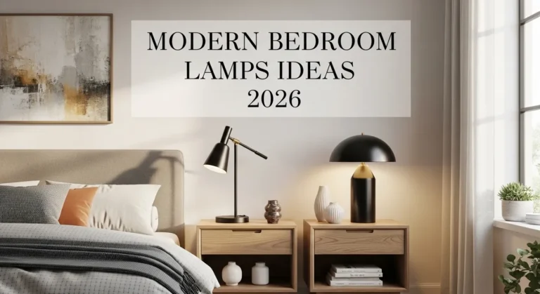 Bedroom Lamps Ideas 2026: Modern Design