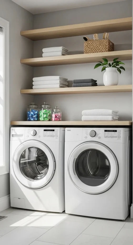 Laundry Room Shelves Ideas 2026