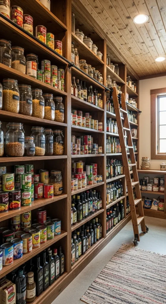 Narrow Walk-in Pantry Ideas