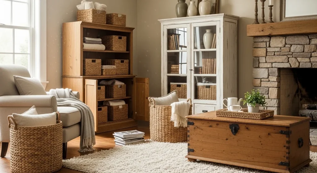 Farmhouse Living Room Ideas 2026 Rustic