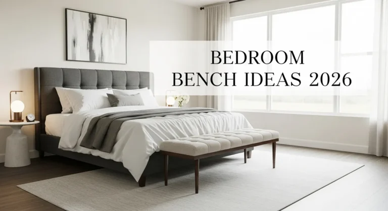 Bedroom Bench Ideas 2026 Modern