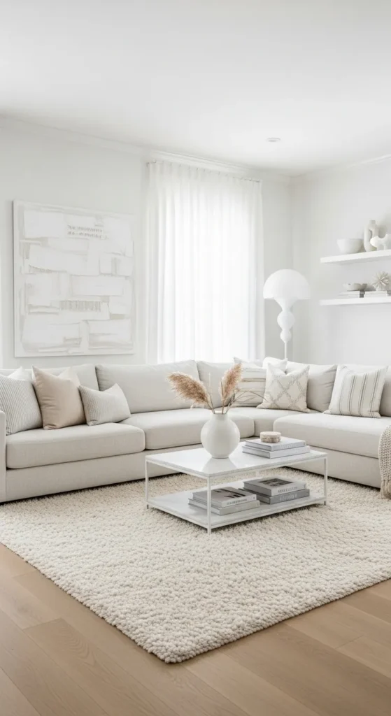 White Living Room Ideas 2026