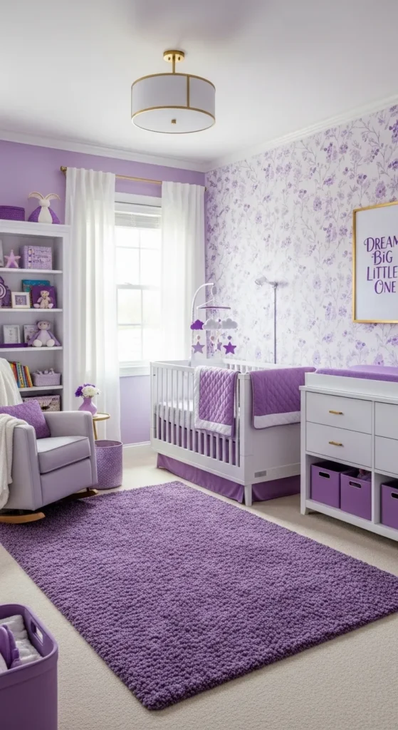 Purple Girls Nursery Ideas 2026