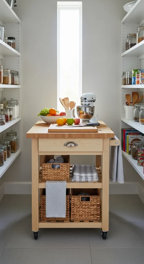 Narrow Walk-in Pantry Ideas