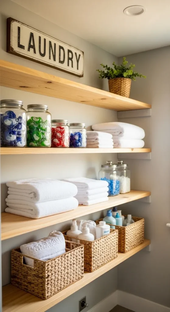 Laundry Room Shelves Ideas 2026