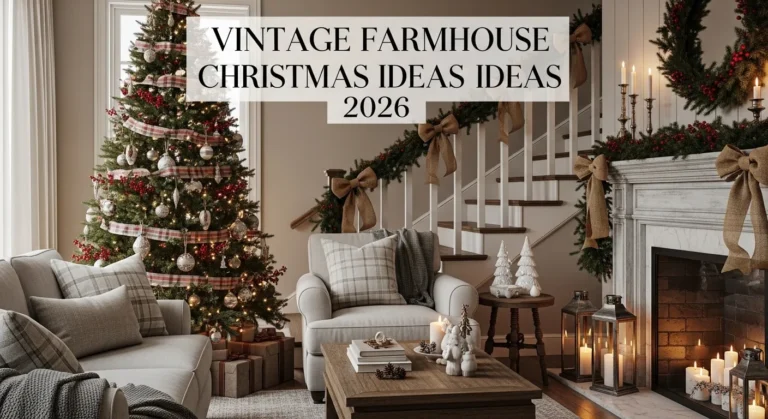 Vintage Christmas Decor Ideas 2026: Farmhouse Style to Try!