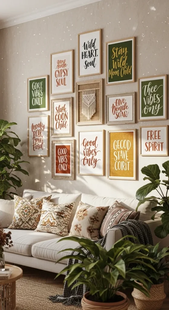 Boho Wall Decor Living Room