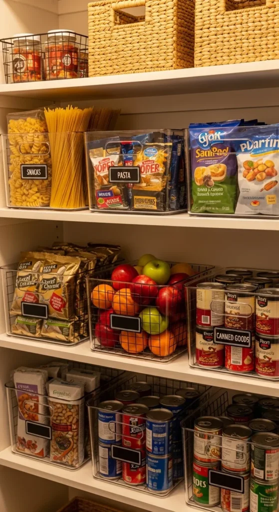 Narrow Walk-in Pantry Ideas