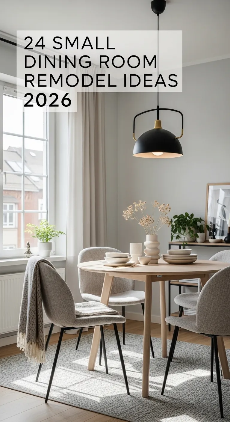 Small Dining Room Remodel Ideas 2026