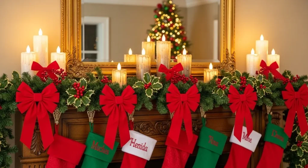 21 Christmas Fireplace Decor Ideas