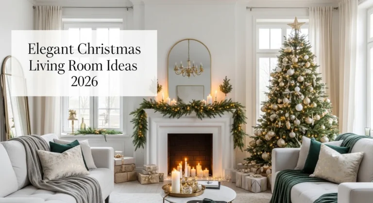 Christmas Decor Ideas for Living Room 2026: Elegant Designs