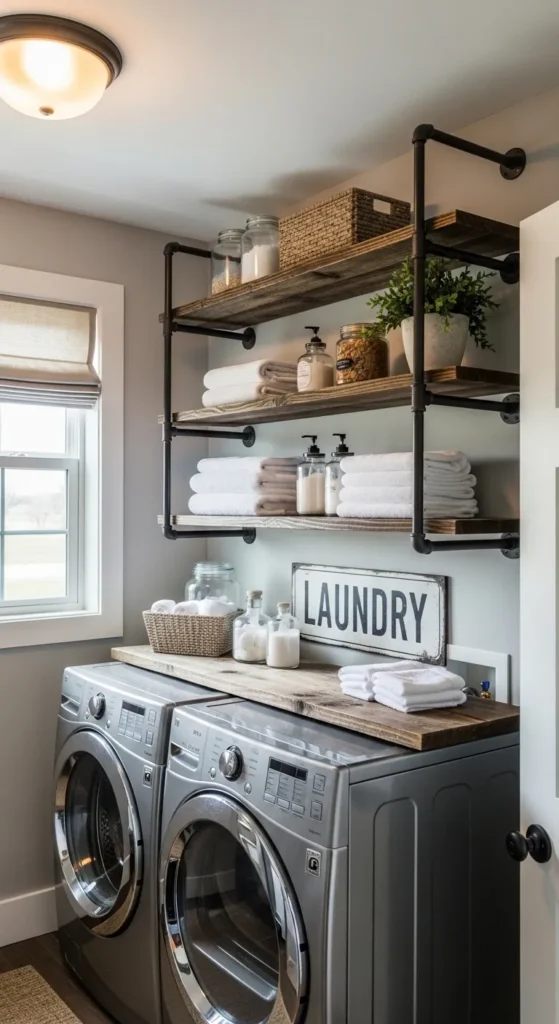Laundry Room Shelves Ideas 2026