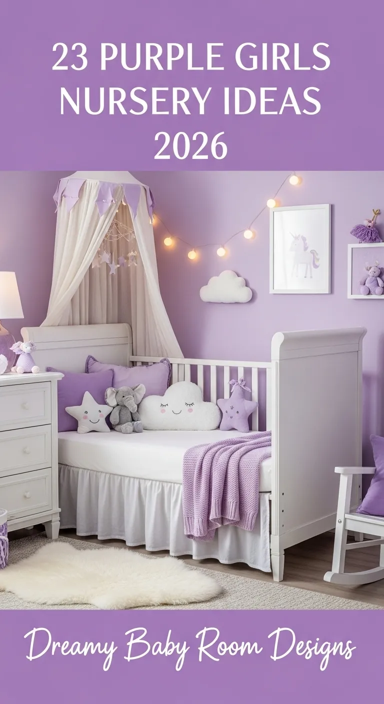 Purple Girls Nursery Ideas 2026