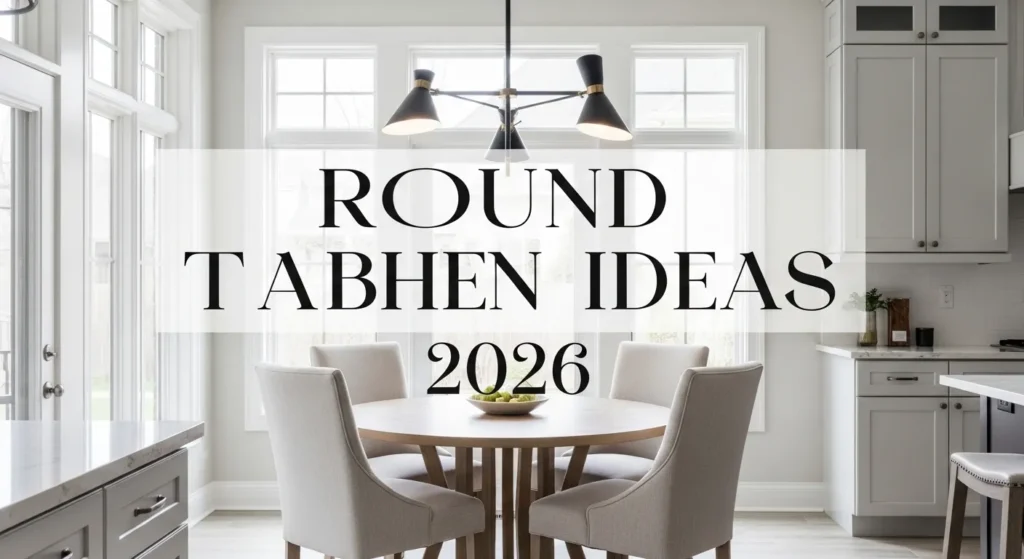 Round Kitchen Table Ideas 2026 Modern Decor