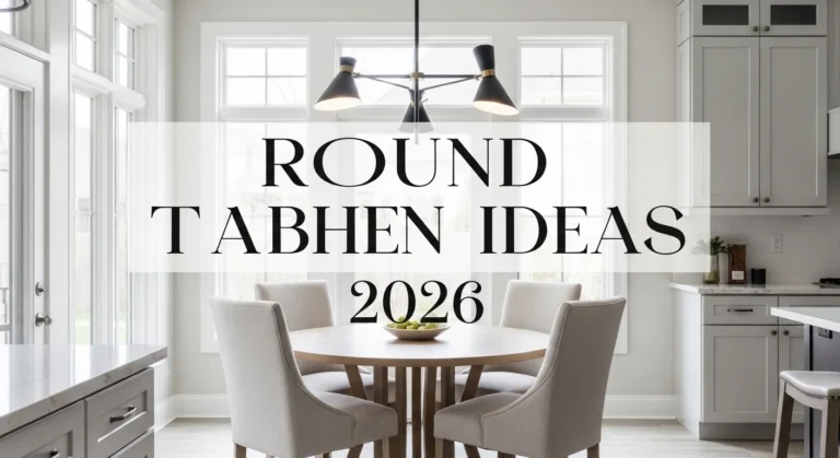 Round Kitchen Table Ideas 2026 Modern Decor