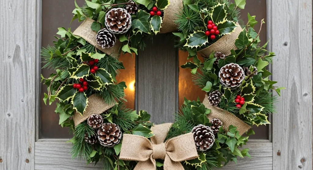 Christmas Wreaths for Front Door Ideas
