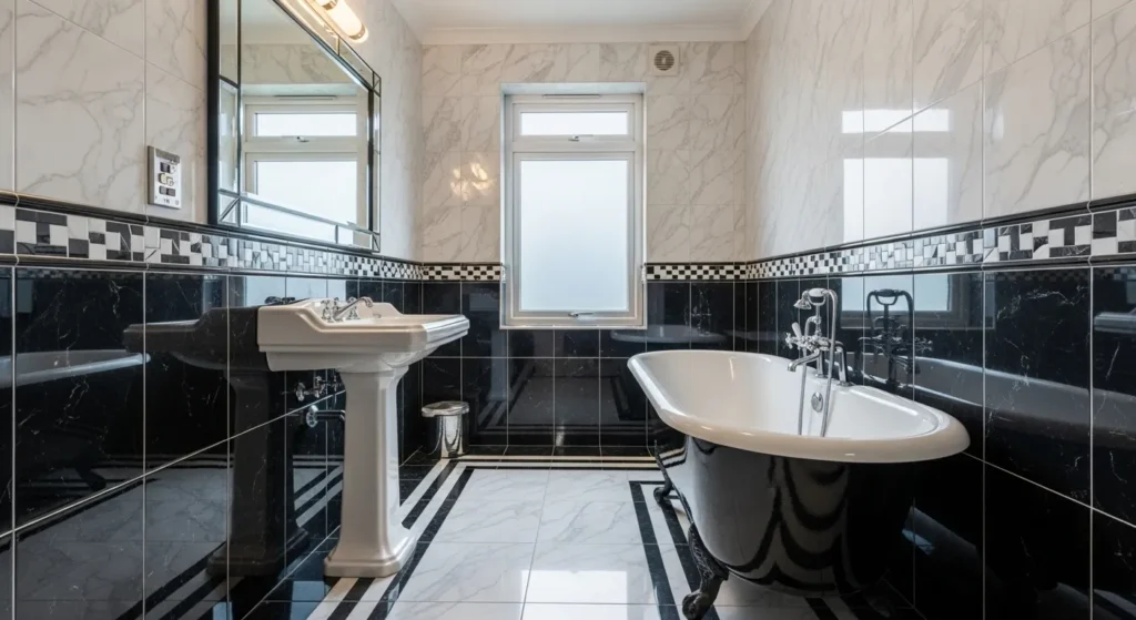Black and White Bathroom Ideas