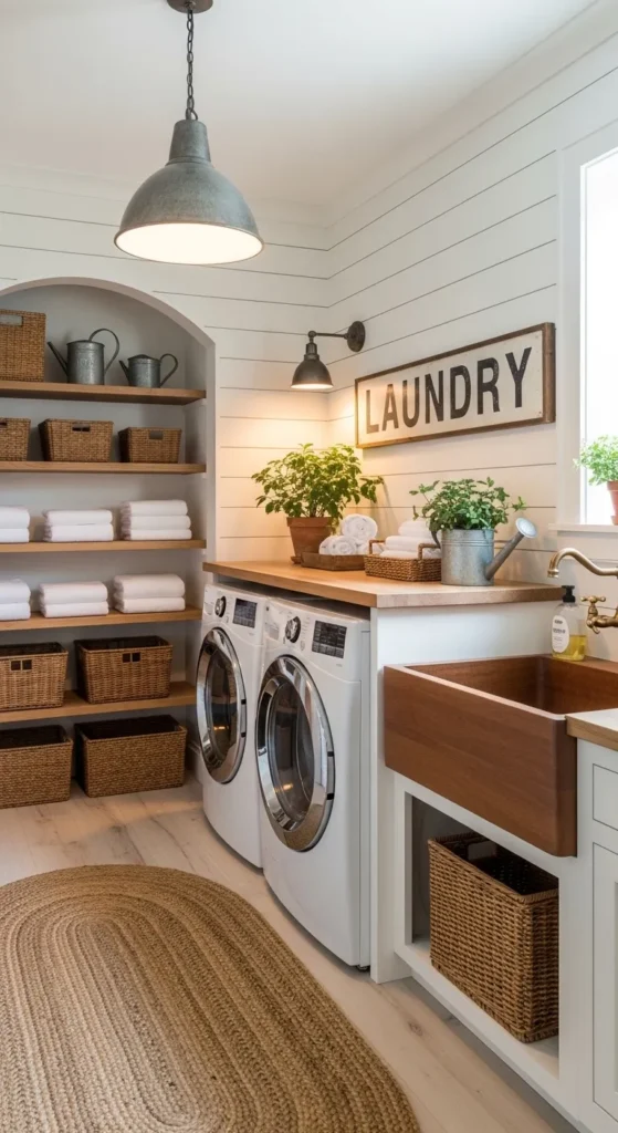 Pantry in Laundry Room Ideas
