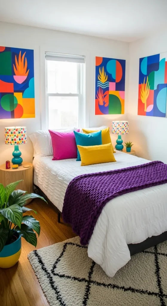 Bold Art and Color Accents