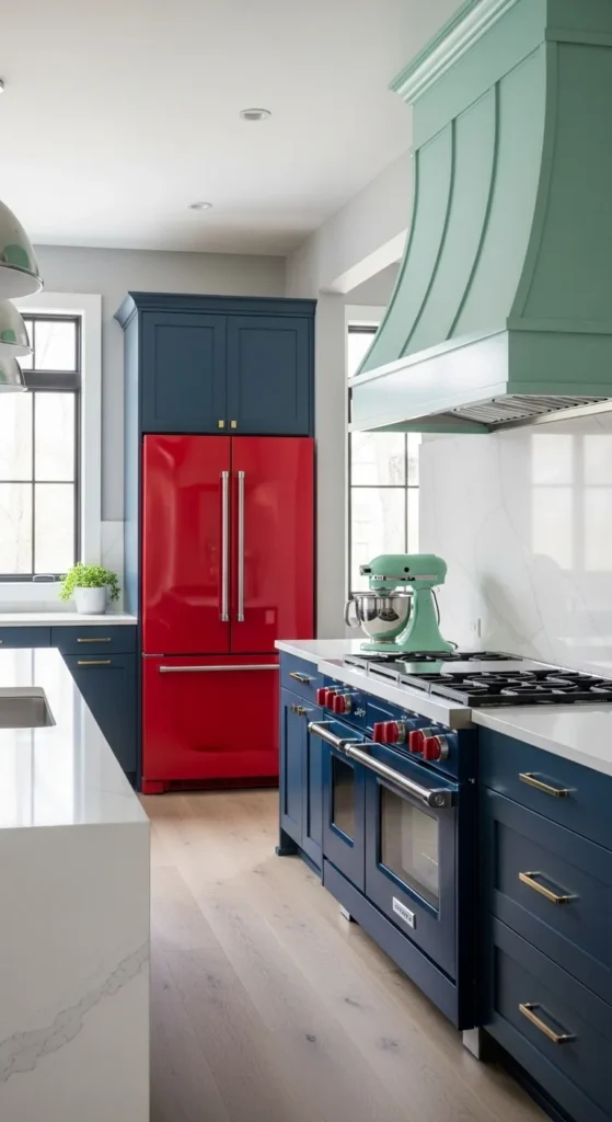 Bold Colored Appliances