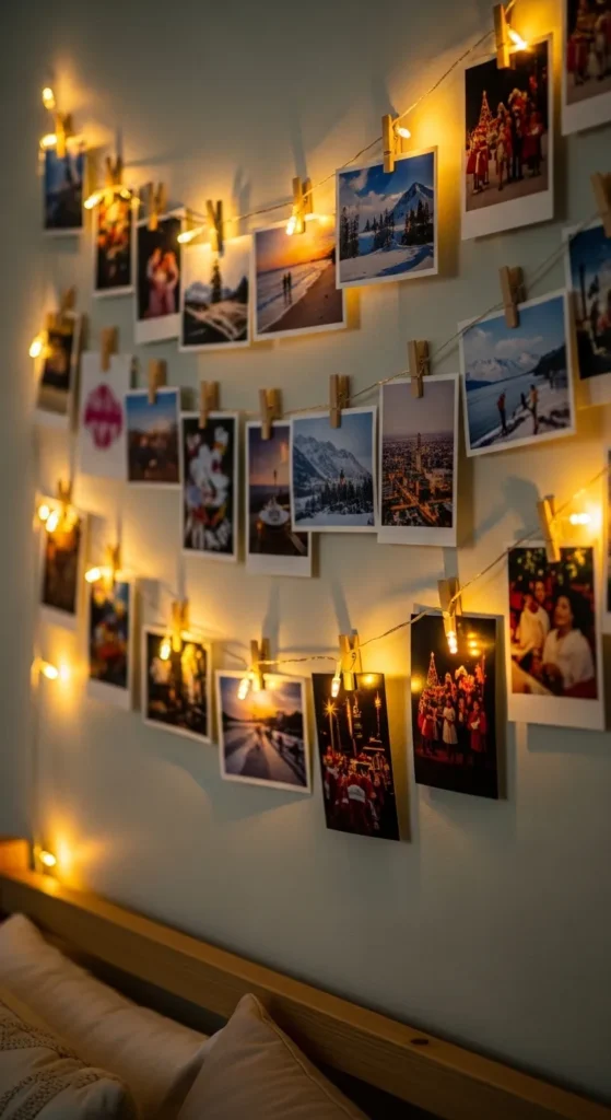 Christmas Light Photo Display