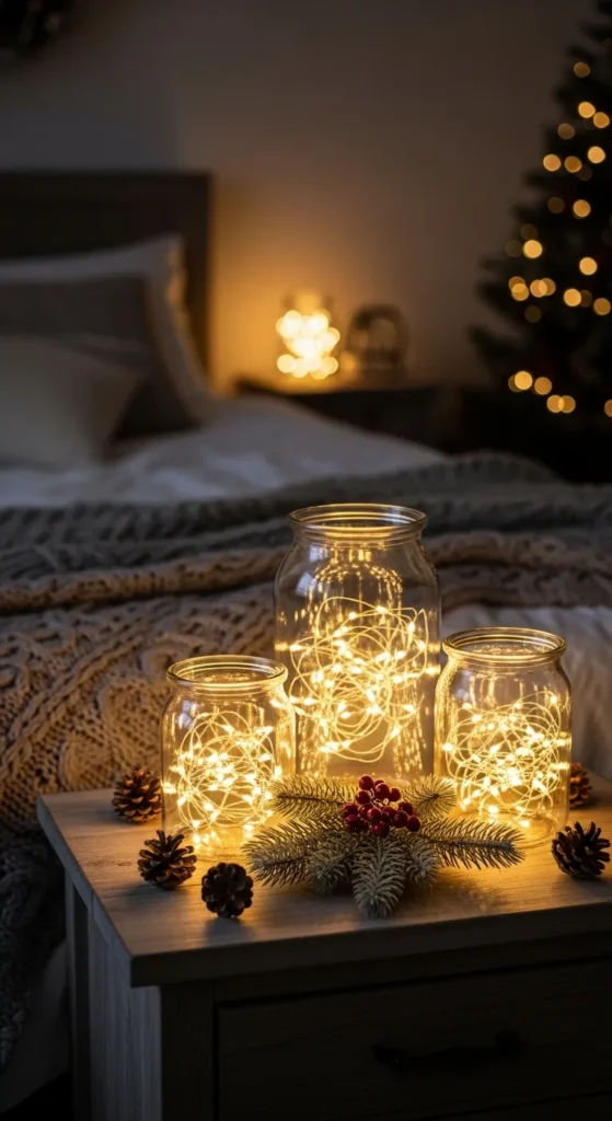 Christmas Lights in the Bedroom