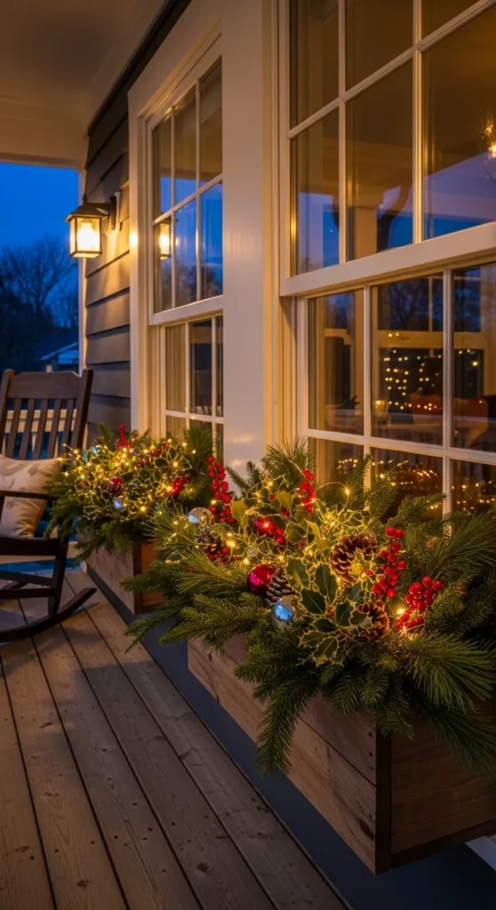 Outdoor Christmas Decoration Ideas 2026: Farmhouse Style