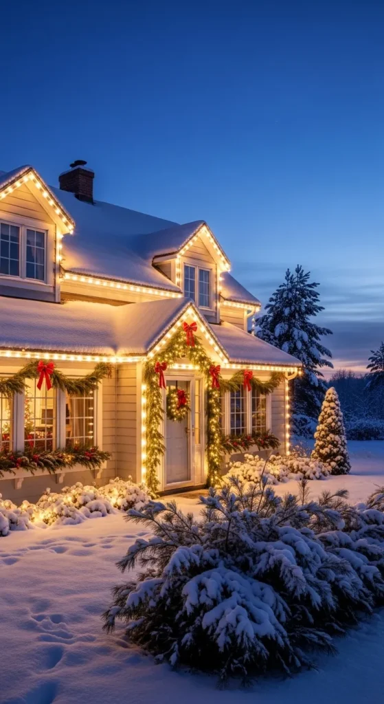 Outdoor Christmas Lights Ideas for Houses